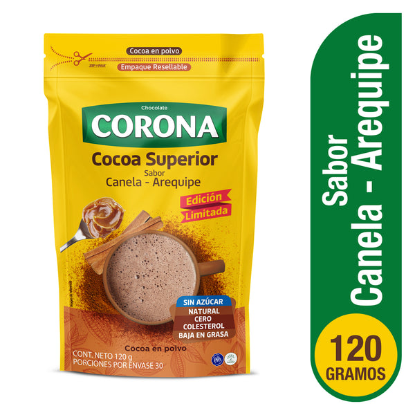 BEB COCOA CORONA 120G CANELA/AREQUIPE